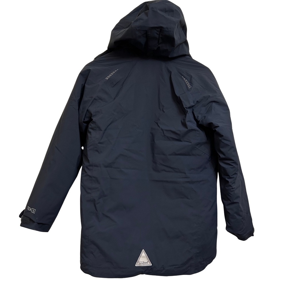 L.L. Bean Kids' Waterproof Insulated Jacket - size 14/16 - Navy - like new! - Picture 6 of 9